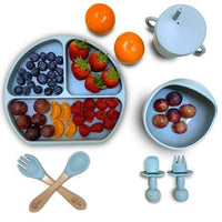 Baby Bib and Weaning Spoon Set for feeding