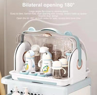 Baby Feeding Bottle Organizer Rack for bottle storage and drying