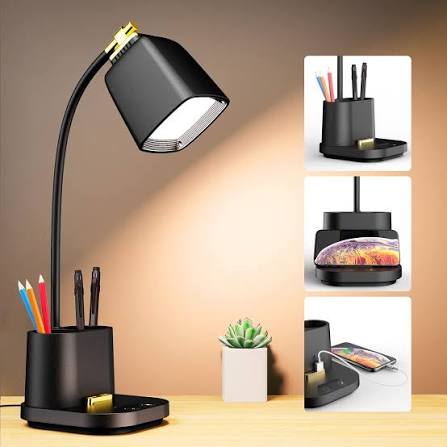 USB-powered LED desk lamp for study and office