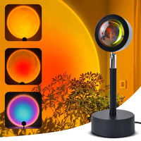 Sunset Projection Lamp RGB LED light for room decor