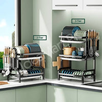Stainless steel kitchen organizer