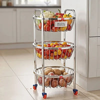 3-tier vegetable storage rack for kitchen organization
