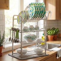 Stainless steel kitchen organizer