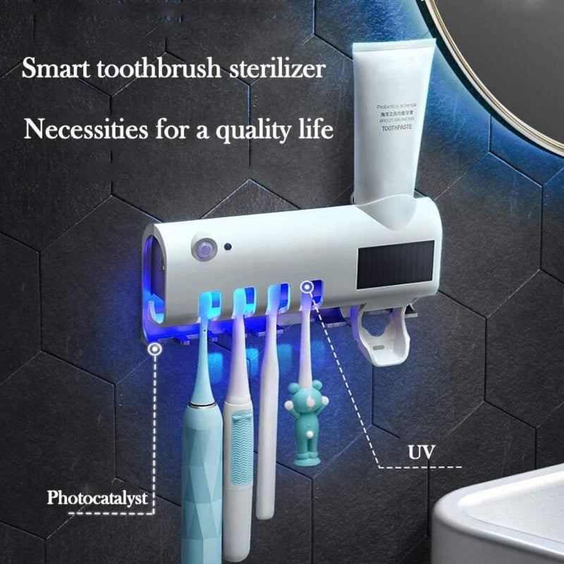 A cleaner and more organized toothbrush space.