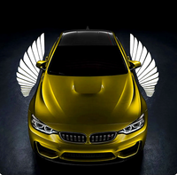 Angel Wing LED Side Mirror Projection Lights Dynamic Welcome Lamp