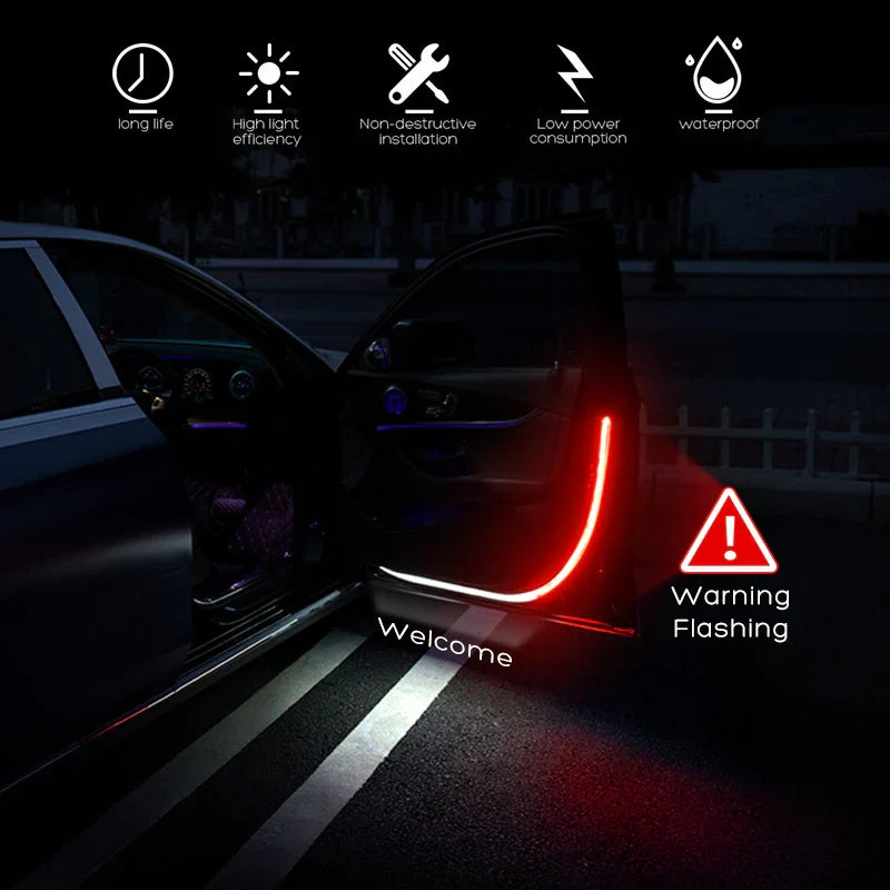 Car Door Warning and Welcome LED Light