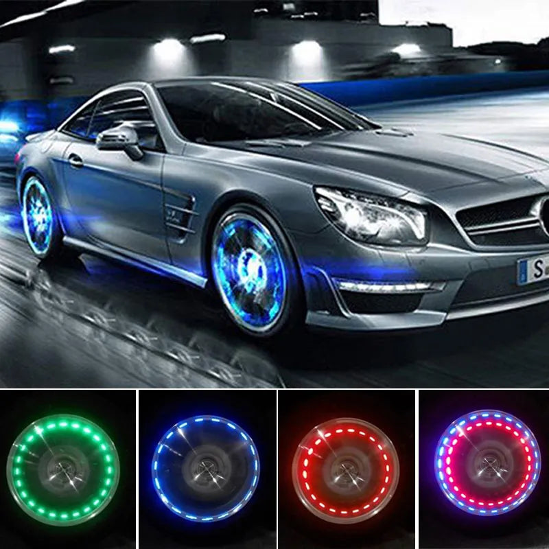 LED Wheel Rim Lights motion activated for cars
