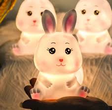 Cartoon-Print Night Light with cute LED design