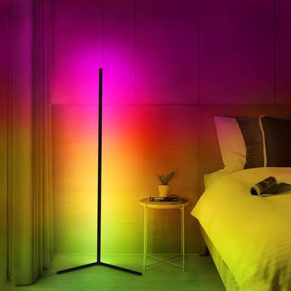 Floor Standing RGB Controlled Lamp for Modern Home Lighting