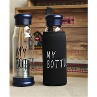 Glass Infuser Water Bottle for fruit and tea