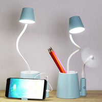 USB-powered LED desk lamp for study and office