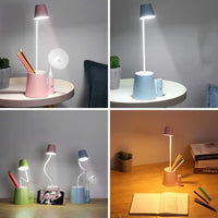 USB-powered LED desk lamp for study and office